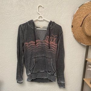 Roxy fleece acid washed hoodie. Size Medium.